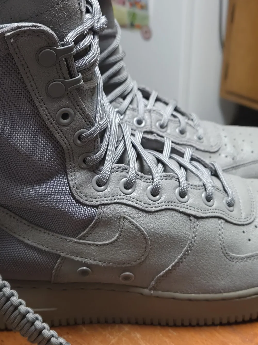 Nike Men's Special Fields High-Top Tactical Boot in Gray